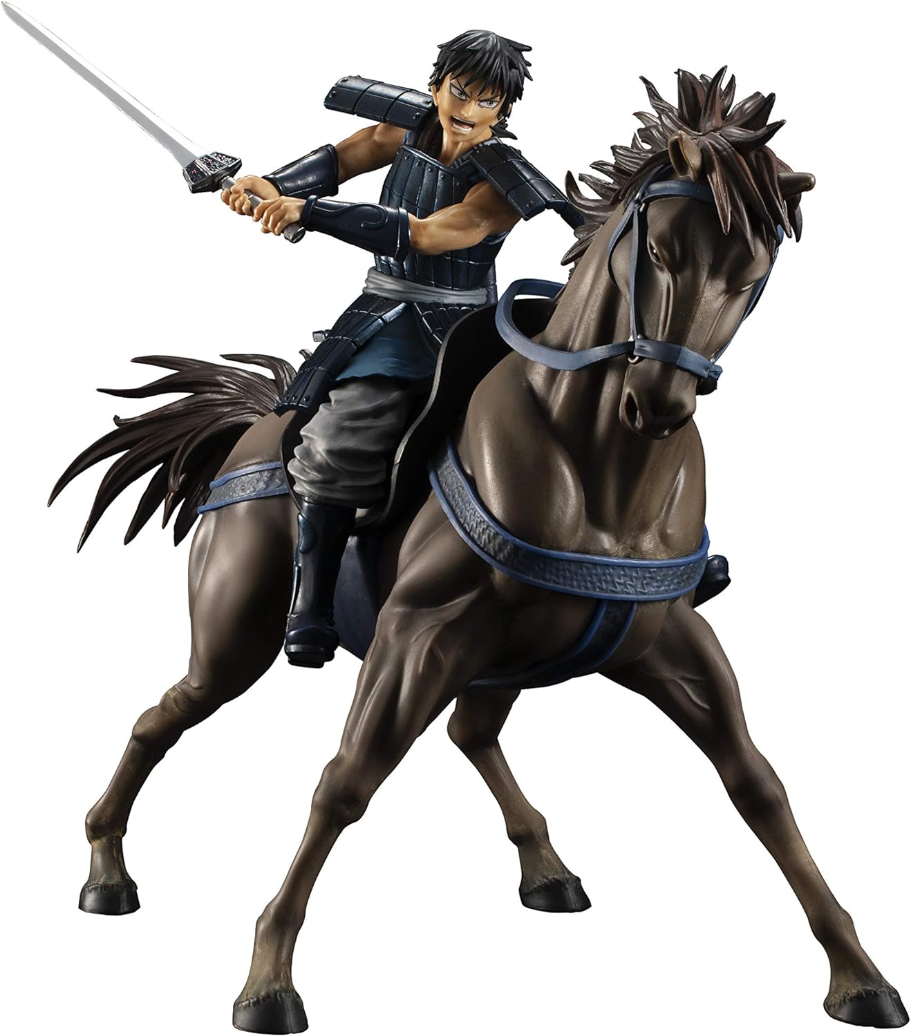 キングダム　フィギュアーツzero　王騎　セット Amazon.co.jp: バンダイ(BANDAI) フィギュアーツZERO 王騎 -出陣