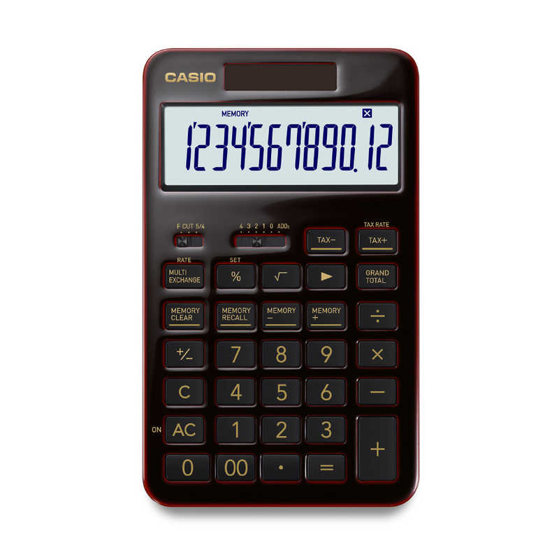【新品】【即納】CASIO カシオ THE SPECIAL ONE S100X 漆Edition S100X-JC1-U [12桁] 分野押さえる650台 漆ペンキ塗り 計算器 塗師細工