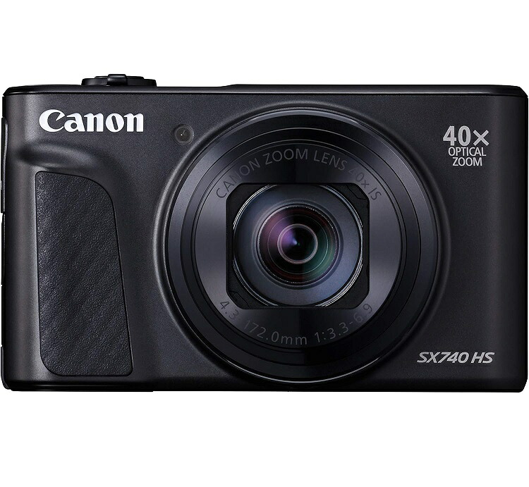【新品】【即納】Canon コンパクトデジタルカメラ PowerShot SX740 HS ブラック 光学40倍ズーム/4K動画/Wi-Fi対応 PSSX740HSBK デジタルカメラ デジカメ|SPW店