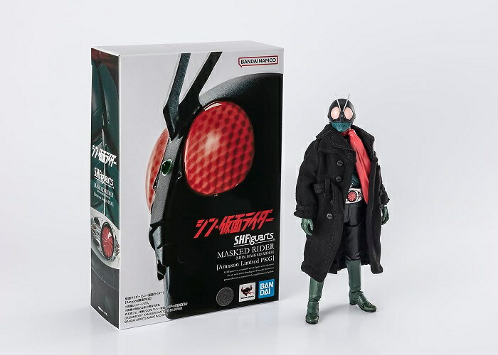 【新品】1週間以内発送　【限定 PKG】S.H.フィギュアーツ 仮面ライダー(シン・仮面ライダー) 約145mm PVC&ABS&布製 塗装済み可動フィギュア S.H.Figuarts 変身 ヒーロー テレビ 限定パッケージ かめんらいだー画像