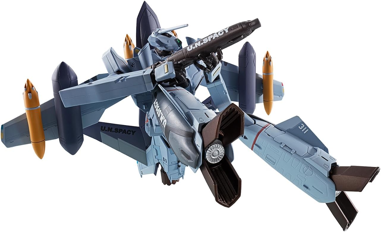 【新品】１週間以内発送 HI-METAL R マクロスゼロ VF-0Aフェニックス(工藤シン機) ＋ QF-2200D-B ゴースト 約140mm ABS&ダイキャスト&POM製 塗装済み可動フィギュア｜SPW店