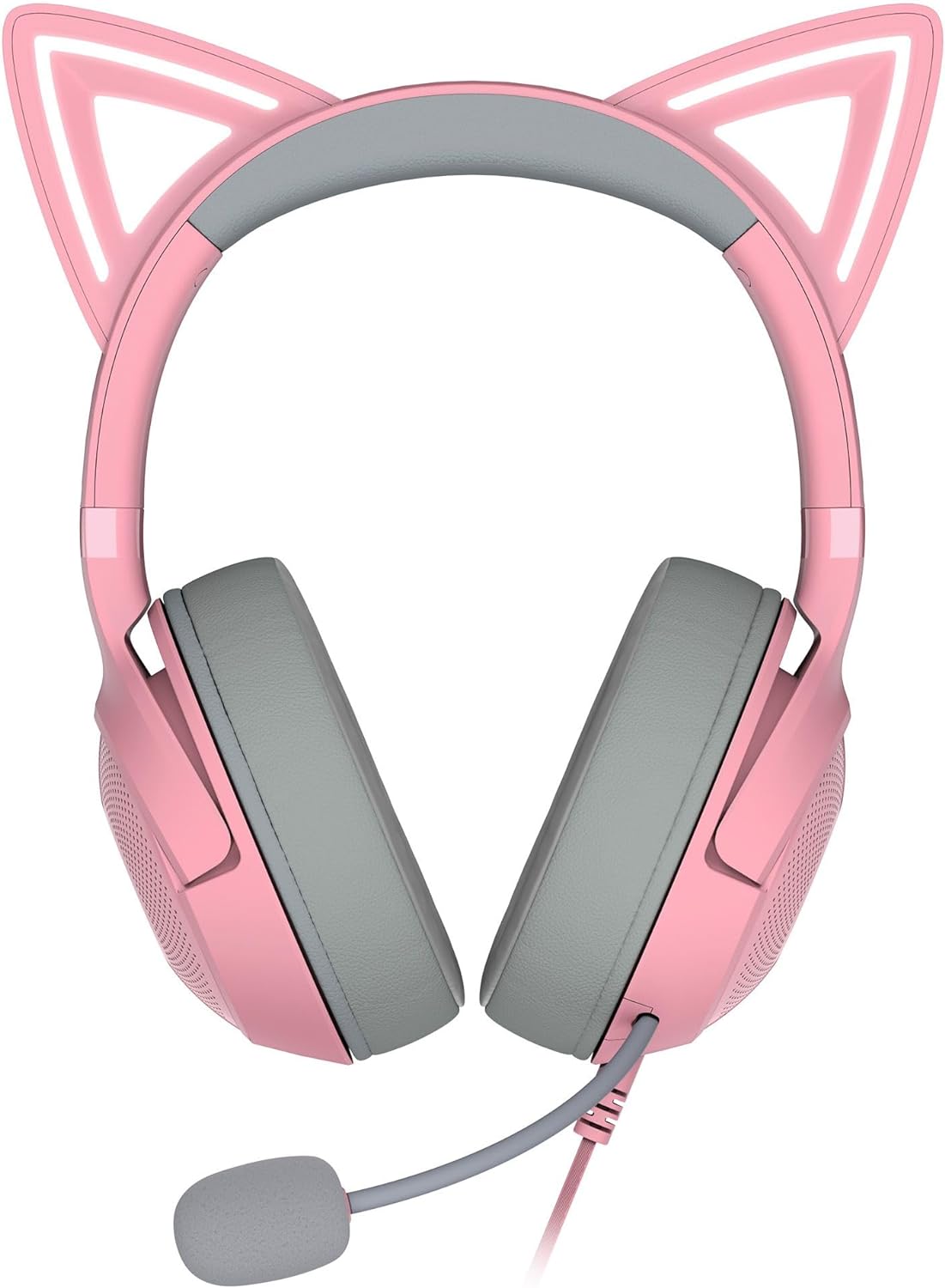 【新品】1週間以内発送 Razer レイザー Kraken Kitty V2 Quartz Pink ゲーミングヘッドセット 有線　RZ04-04730200-R3M1 PC ゲーム ネコミミ ピンク