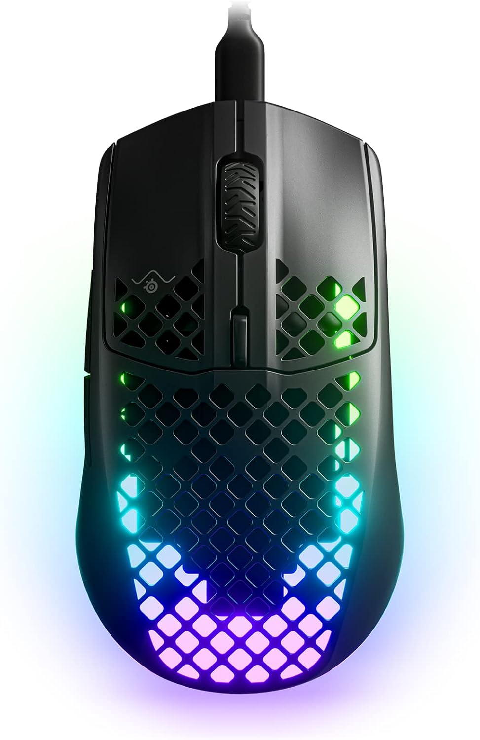 【新品】１週以内送りとどける SteelSeries ゲーミングマウス 無線電話 Aerox 3 Wireless Onyx 2022 超軽さ 防滴 防塵 黒 黒いこと 取り組み