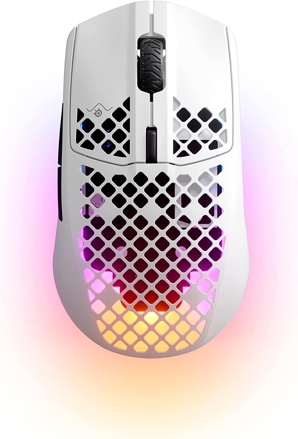【新品】１週以内送りとどける SteelSeries ゲーミングマウス 無線電話 Aerox 3 Wireless Snow 2022 超軽さ 防滴 防塵 白 白いこと 取り組み