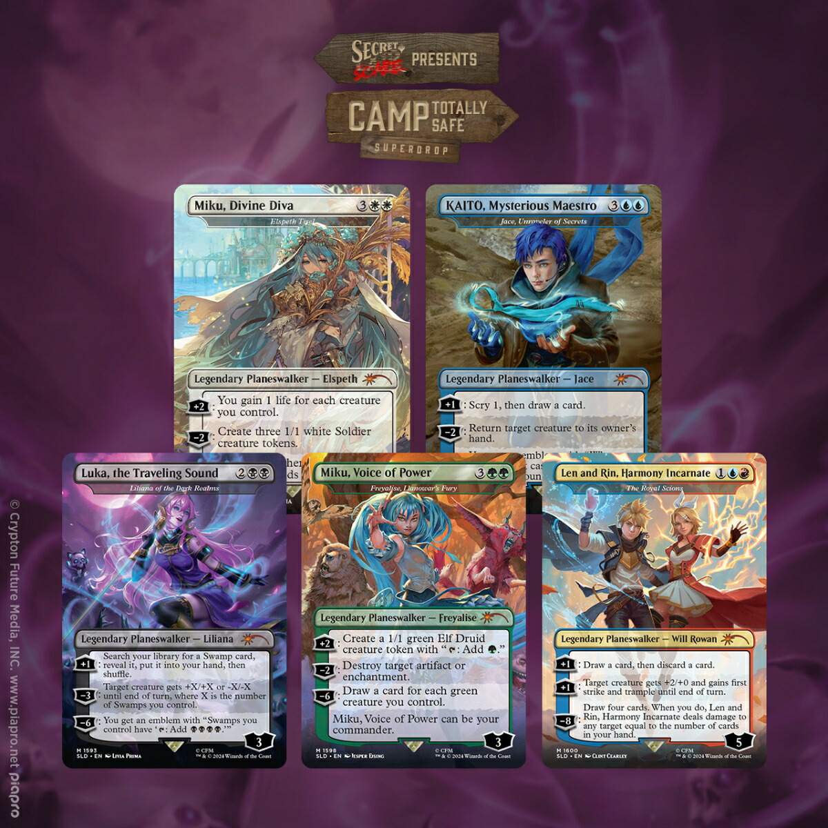 MTG Secret Lair 初音ミク 日本語 FOILセット Hatsune Miku: Sakura Superstar FOIL Secret Lair Japanese (JP