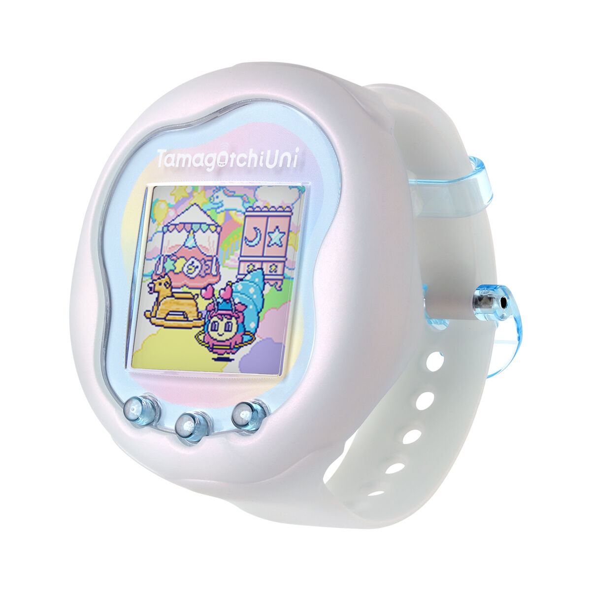 【新品】26年8月入荷次第発送予定 【ホワイト 白】Tamagotchi Uni Prism White 限定カラー たまごっち ユニ おもちゃ 育成 ゲーム|SPW店