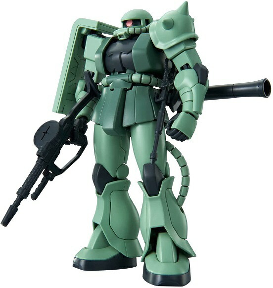 【新品】１週間以内発送 HG 機動戦士ガンダム ザクII 1/144スケール 色分け済みプラモデル