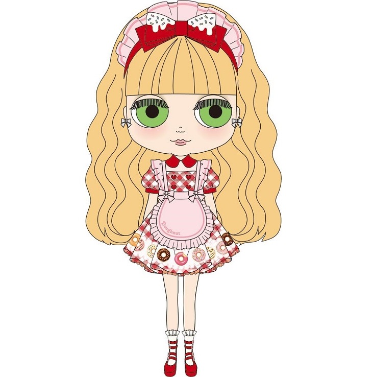 【新品】1週間以内発送　Blythe ブライス ドナドーナツ ABS&PVC&PP&PVDC製 ドール　ドーナツ職人 人形 着せ替え おもちゃ コレクション