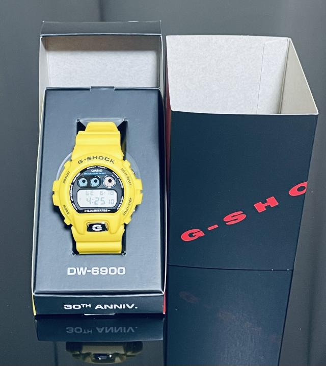 【未使用品】【即納】CASIO カシオ G-SHOCK Gショック　DW-6900TR-9JR　30周年記念 イエロー 30TH ANNIVERSARY MODELS 腕時計 メンズ
