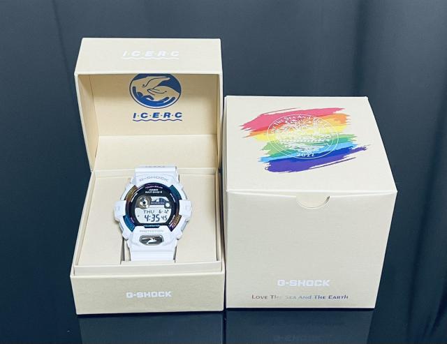 未使用　G-SHOCK GWX-8902K　ICERC ホワイト腕時計 G-Shock Love The Sea And The Earth Japan Limited GWX-8902K-7JR