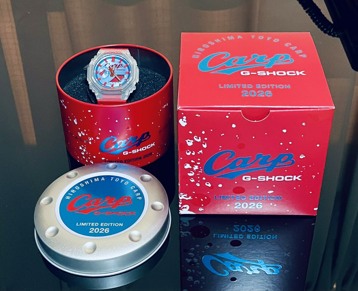 楽天市場】広島東洋カープ G-SHOCK 2024年モデル CASIO カシオ G