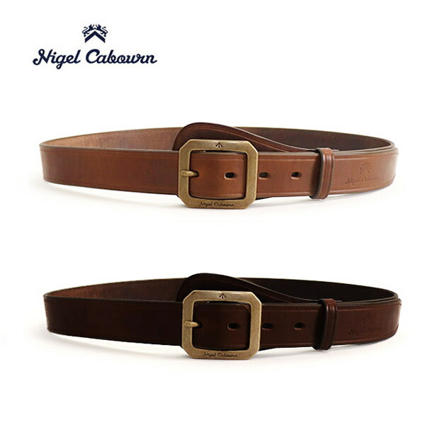 ≪引き換え証!客体商いもの≫ ナイジェル・ケーボン GARRISON BELT HORWEEN LEATHER 2 COLORS NIGEL CABOURN
