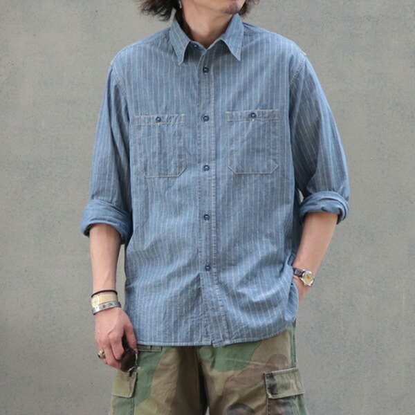 楽天市場】Nigel Cabourn / 20'S POH SHIRT - COTTON LINEN