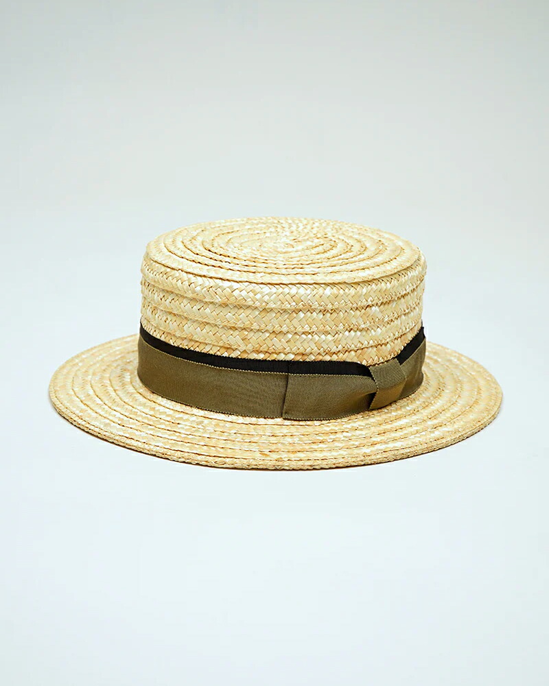 ナイジェル・ケーボン OX'ED SILVER BOATER カンカン帽 NIGEL CABOURN |SPEEDWAY