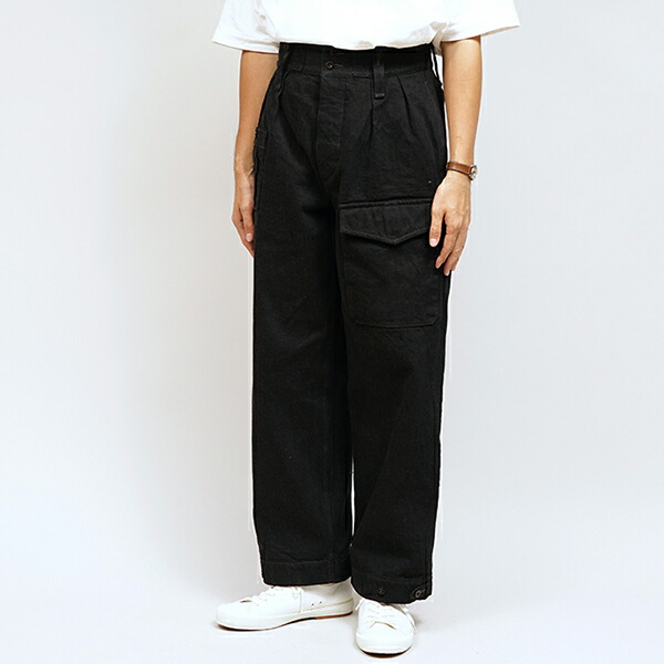 ナイジェル・ケーボン デニム BRITISH ARMY PANT BLACK (SIZE:W30-W38) NIGEL CABOURN