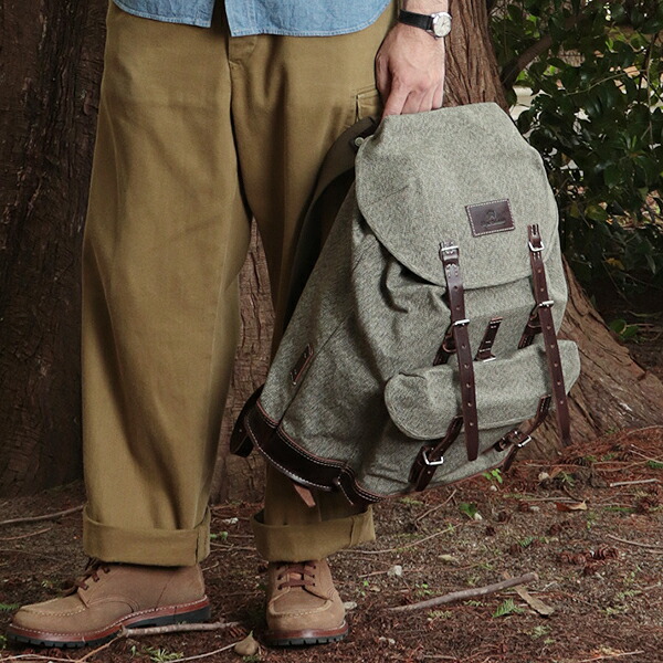 ≪引き換え証!客体商いもの≫ ナイジェル・ケーボン \u003cBR\u003eSWISS ARMY RUCKSACK \u003cBR\u003eDARK GREEN \u003cBR\u003e背嚢 NIGEL CABOURN \u003cBR\u003e