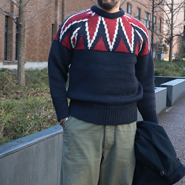 楽天市場】ナイジェル・ケーボン KEY CREW KNIT NAVY AUTHENTIC LINE