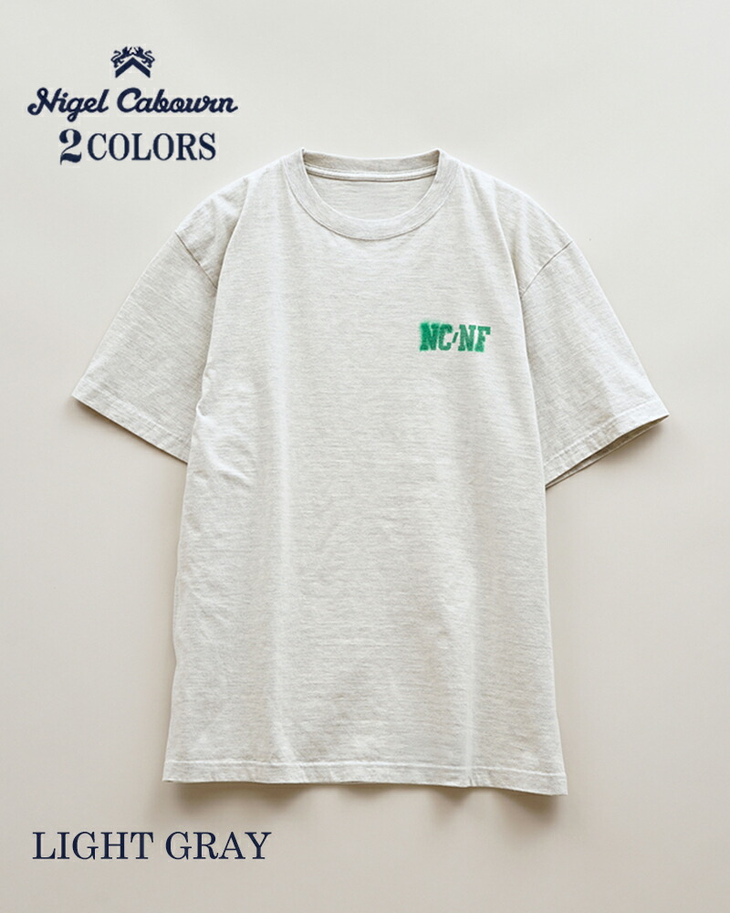 ナイジェル・ケーボン PRINT T-SHIRT 5.6oz TATTOO 2 COLORS 半袖 プリントTシャツ NIGEL CABOURN ｜SPEEDWAY