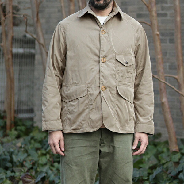 コロナ ありがた味 GAME JACKET HIGH DENSITY ESTER GABARDINE BEIGE KHAKI THE CORONA UTILITY メンズファッション-コート・ジャケット