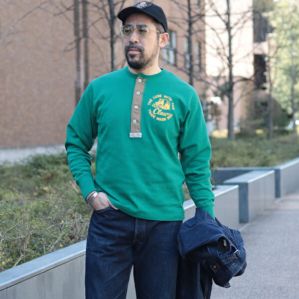 楽天市場】フリーホイーラーズ HENLEY NECKED LONG SLEEVE SHIRT THE