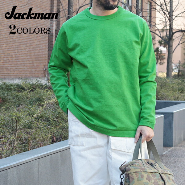 手玉マン DOTSUME LONG SLEEVE T-SHIRT 2 COLORS 度端っこTee JACKMAN