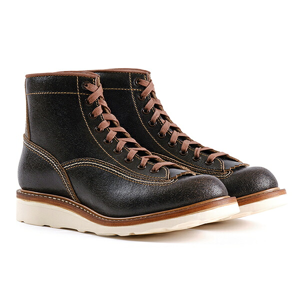 ジョン ロフグレン ブーツメーカー DONKEY PUNCHER BOOTS HORWEEN WAXED FLESH DARK BROWN JOHN LOFGREN BOOTMAKER ｜SPEEDWAY