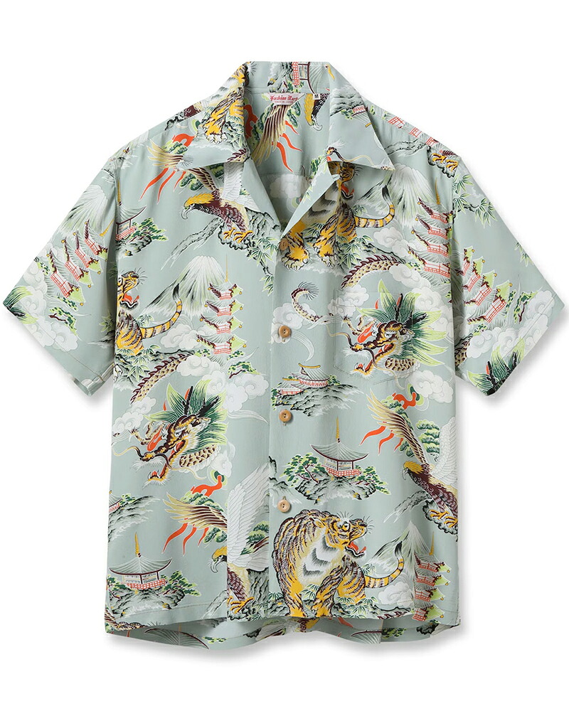 サンサーフ HAWAIIAN SHIRT SPECIAL EDITION EAGLE, TIGER, DRAGON 壁縮緬 アロハシャツ ハワイアンシャツ SUN SURF ｜SPEEDWAY