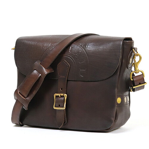 ヴァスコ VASCO LEATHER POSTMAN SHOULDER BAG U.S.MAIL LOGO MODEL BROWN SMALL SIZE ショルダーバッグ VASCO