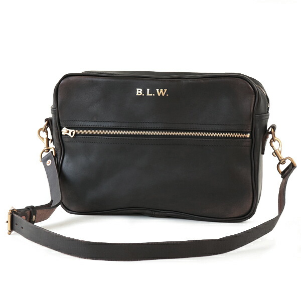 ヴァスコ LEATHER WANDER SHOULDER BAG BLACK VINTAGE FINISH VASCO