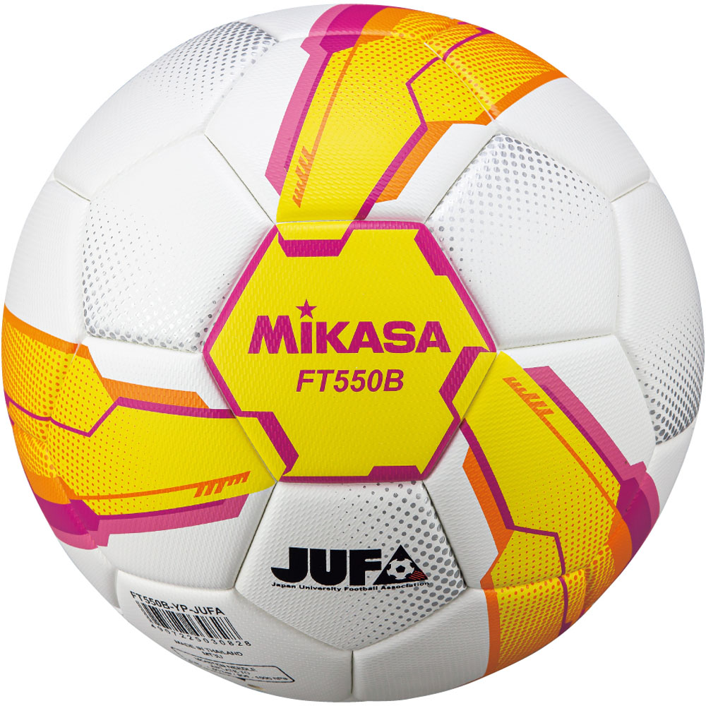 25日限定p最大10倍 ミカサ Mikasa サッカーサッカー5号貼り 大学試合球 黄 ピンク Ft550b Yp Jufaft550bypju Movilesgarcia Com