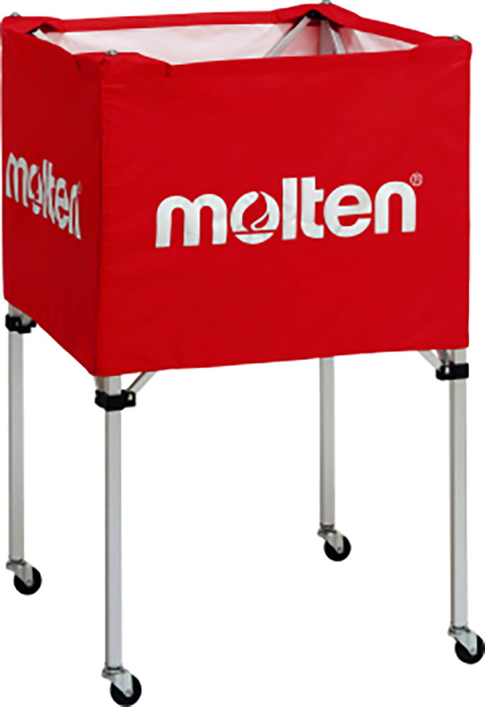 【7月30日 最大4％OFFクーポン＆P最大10倍】 モルテン molten ボールカゴ 中 背高 赤 レッド 屋内使用 バレーボール バレー ボール出し 練習 折りたたみ バスケットボール 中学 高校 大学 部活 体育館 BK0023R｜ゴトウスポーツ（SPG-SPORTS） 19,739円
