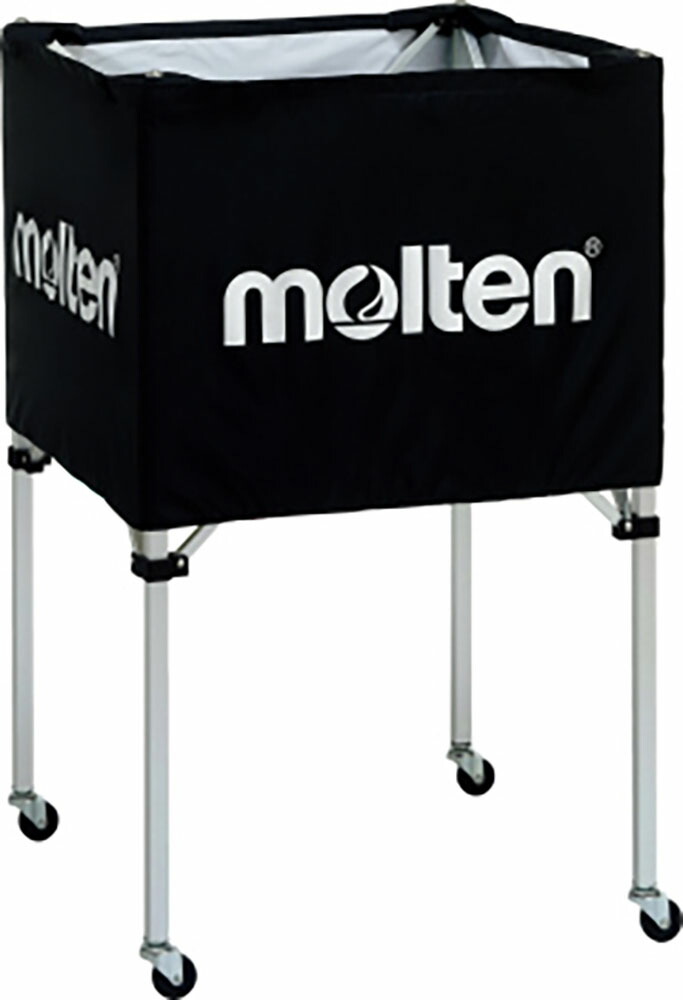 【4月18日まで 最大4％OFFクーポン＆P最大10倍】 モルテン molten ボールカゴ 中 背高 黒 ブラック 屋内使用 バレーボール バレー ボール出し 練習 折りたたみ バスケットボール 中学 高校 大学 部活 体育館 BK0023K 20,575円