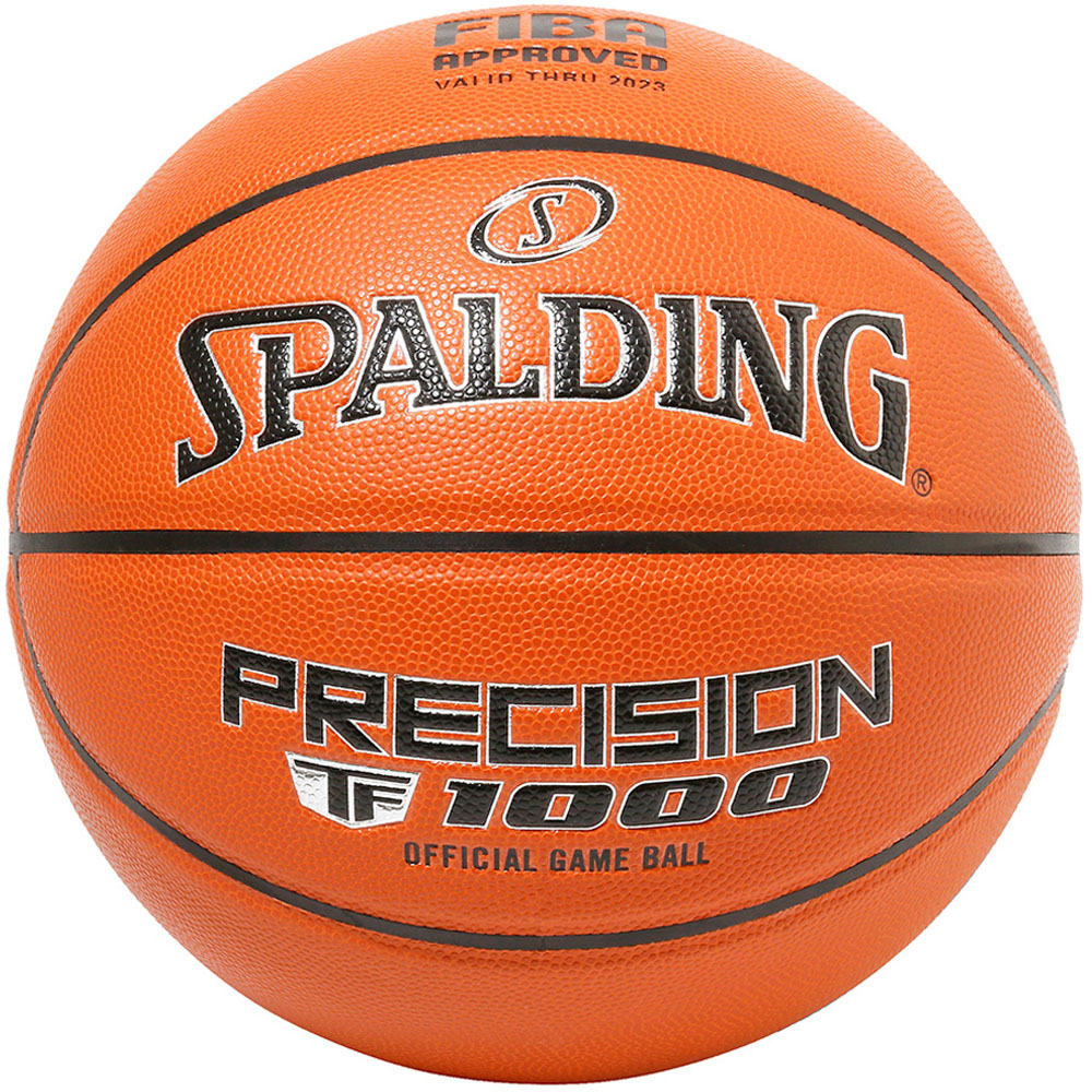 【4月18日まで 最大4％OFFクーポン＆P最大10倍】 スポルディング SPALDING バスケット プレシジョン TF-1000 FIBA JBA 7号球 バスケットボール ボール 合成皮革 バスケ 練習 部活 シュート JBA公認球 FIBA公認球 77087J