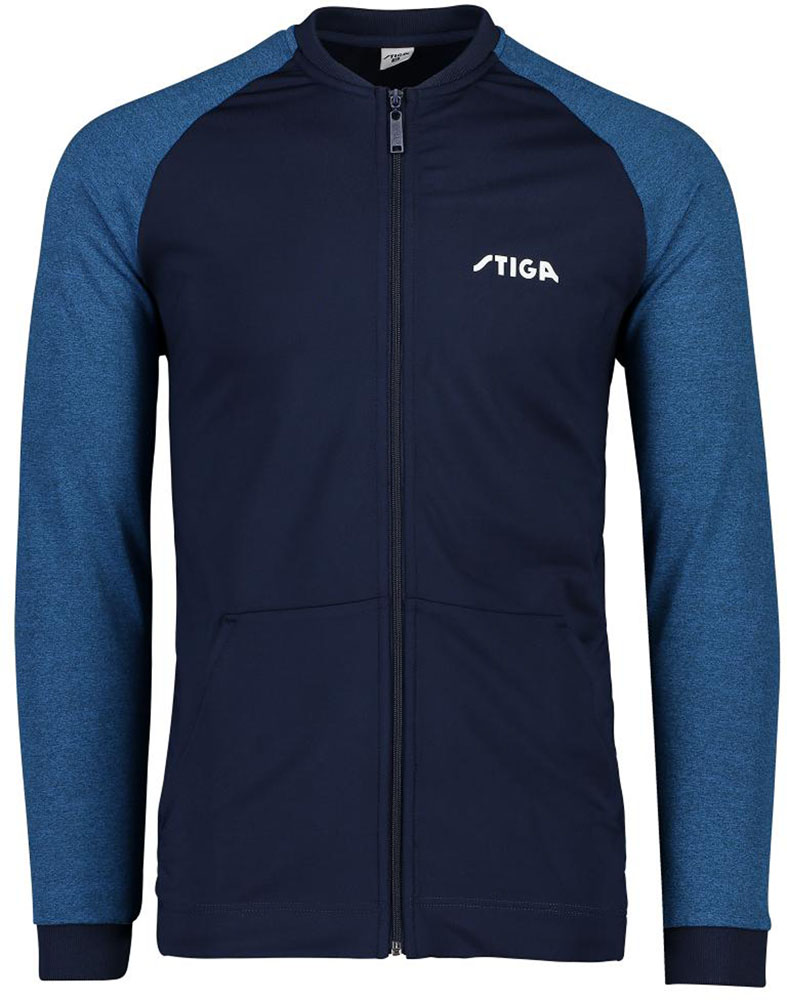 【4月20日 最大4%OFFクーポン&P最大10倍】 スティガ STIGA 卓球 メンバージャケット ネイビー×ブルー 3XS 1861-2466-01 1861246601