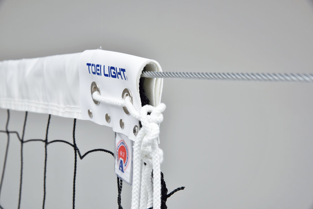 トーエイライト TOEI LIGHT テニス ソフトテニスネット B-6985 テニス ネット 黒 ブラック ソフトテニス 日本ソフトテニス連盟公認品 無結節 ネット コート テニスコート B6985