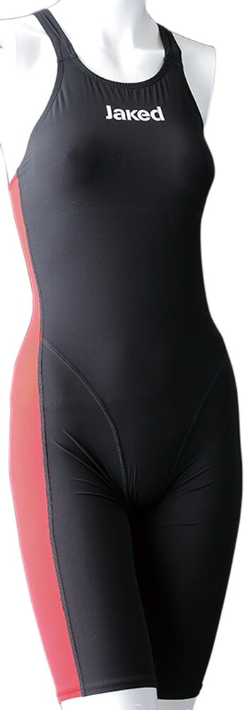 【4月18日まで 最大4％OFFクーポン＆P最大10倍】 ジャケッド Jaked スイミング ジェイジェット レディース キッズ ジュニア 子供 女子 ガールズ 水着 オープンバック ハーフスパッツ 水泳 競泳 スイム 撥水 軽量 FINA承認 日本製 820059 0005