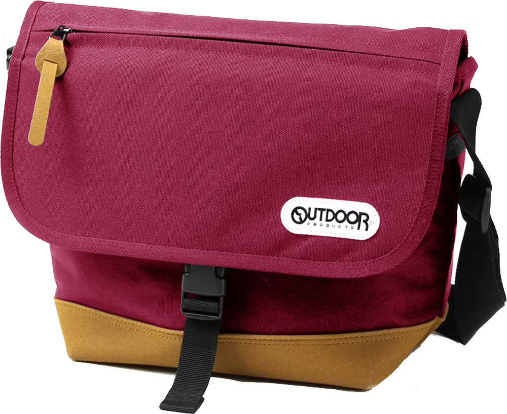 アウトドアプロダクツ OUTDOOR PRODUCTS 底スエード調 ショルダーバッグ ワイン 6264144