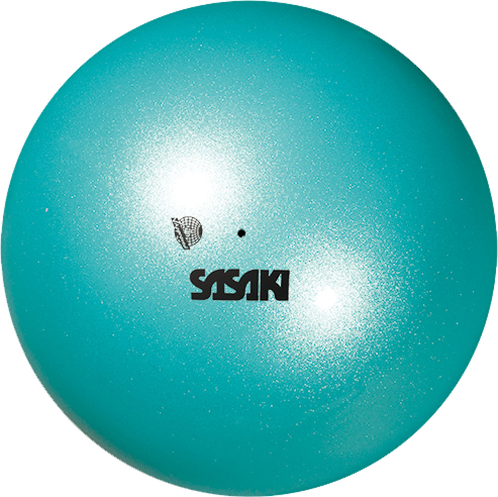 【4月14日20時から 最大4％OFFクーポン＆P最大10倍】 ササキ SASAKI 新体操 メタリックボール M-207M-F 径18.5cm F.I.G.認定品 手具 光沢 輝き 部活 練習 トレーニング 大会 試合 発表会 新入部員 演技 ダンス M207MF