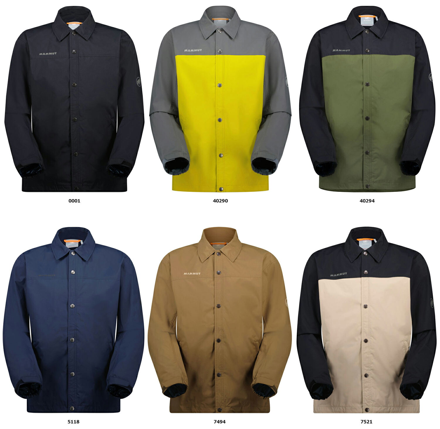 楽天市場】マムート メンズ ユーティリティ コーチ ジャケット