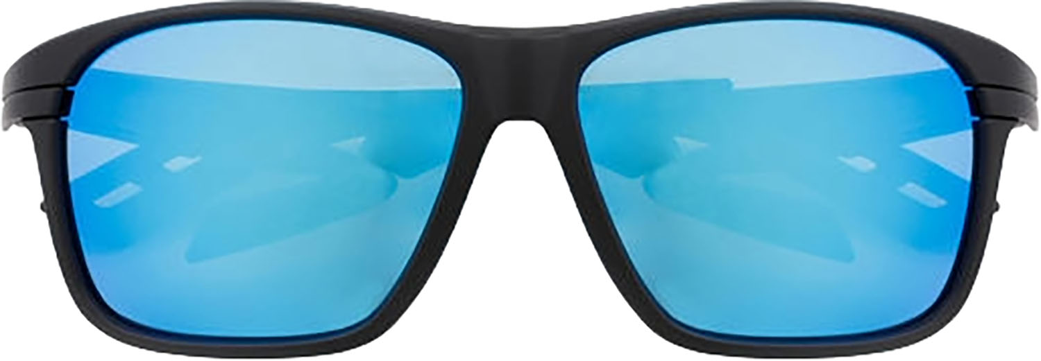 【4月10日まで 最大4％OFFクーポン＆P最大10倍】 エアフライ Airfly AIRFLYスポーツサングラスAF402ブルーミラーレンズ組込みセット ブラックマット×ブルーミラー 鼻パッド無い 軽量 UVカット99以上 熱中症対策 AF402C1BM