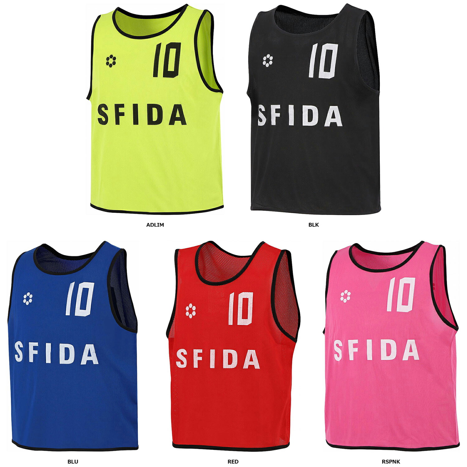 【7月26日2時まで 最大4％OFFクーポン＆P最大10倍】 スフィーダ sfida フットサル SFIDA TEAM BIBS SH24G02｜ゴトウスポーツ（SPG-SPORTS）
