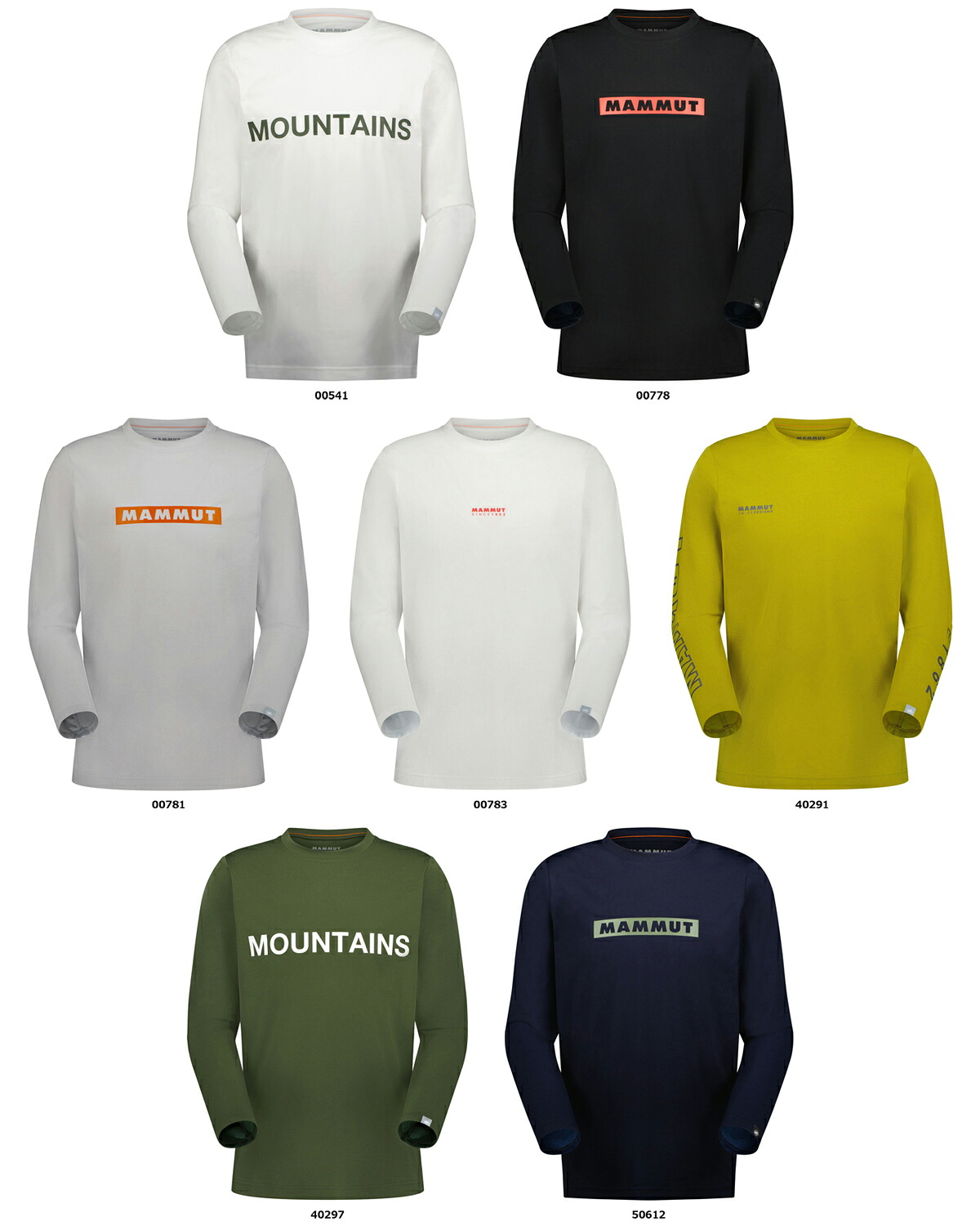 【4月10日まで 最大4％OFFクーポン＆P最大10倍】 マムート MAMMUT アウトドア QD ロゴ プリント ロングスリーブ Tシャツ アジアンフィット メンズ 男性 長袖Tシャツ 速乾 お出かけ 旅行 ハイキング 買い物 1016-01030 101601030