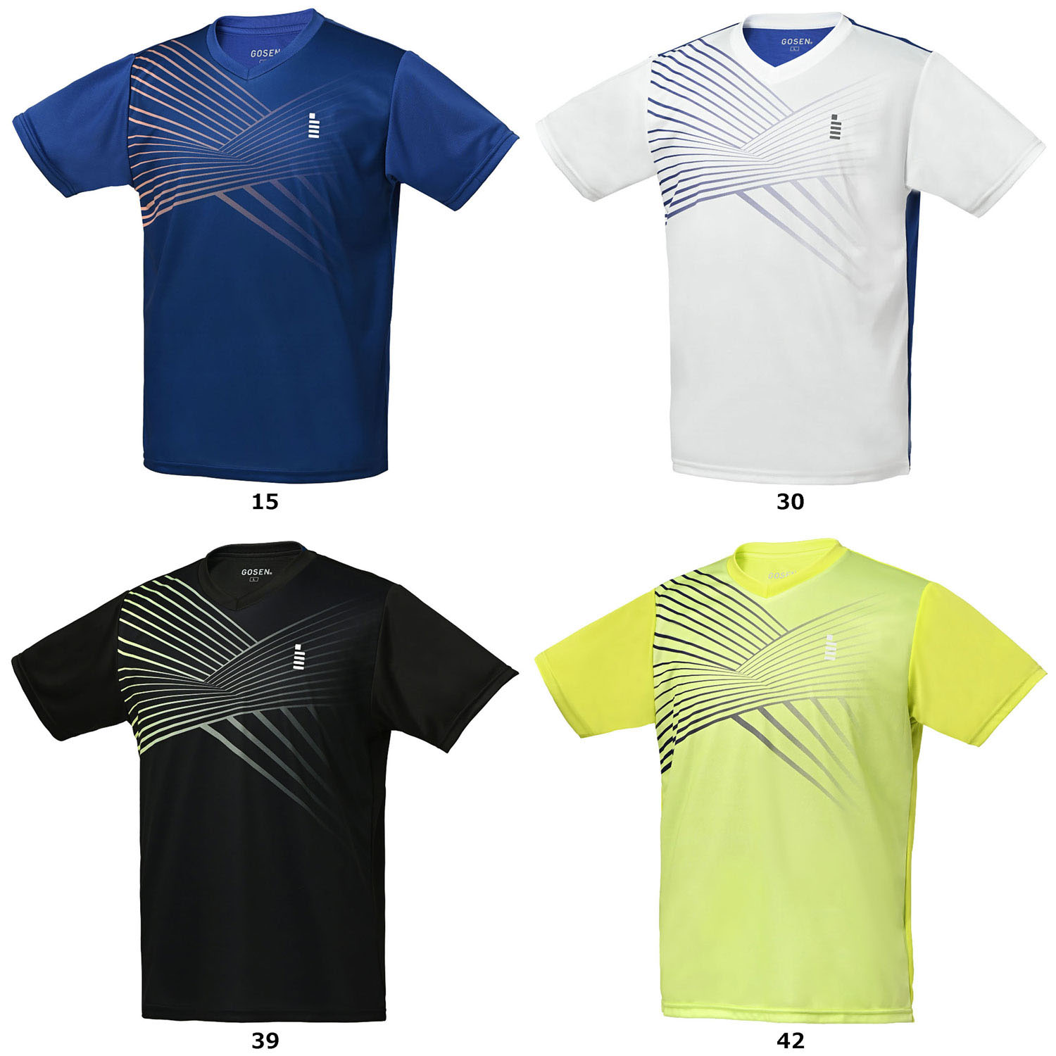 楽天市場】ゴーセン ユニ ゲームシャツ T2530 2025SS バドミントン