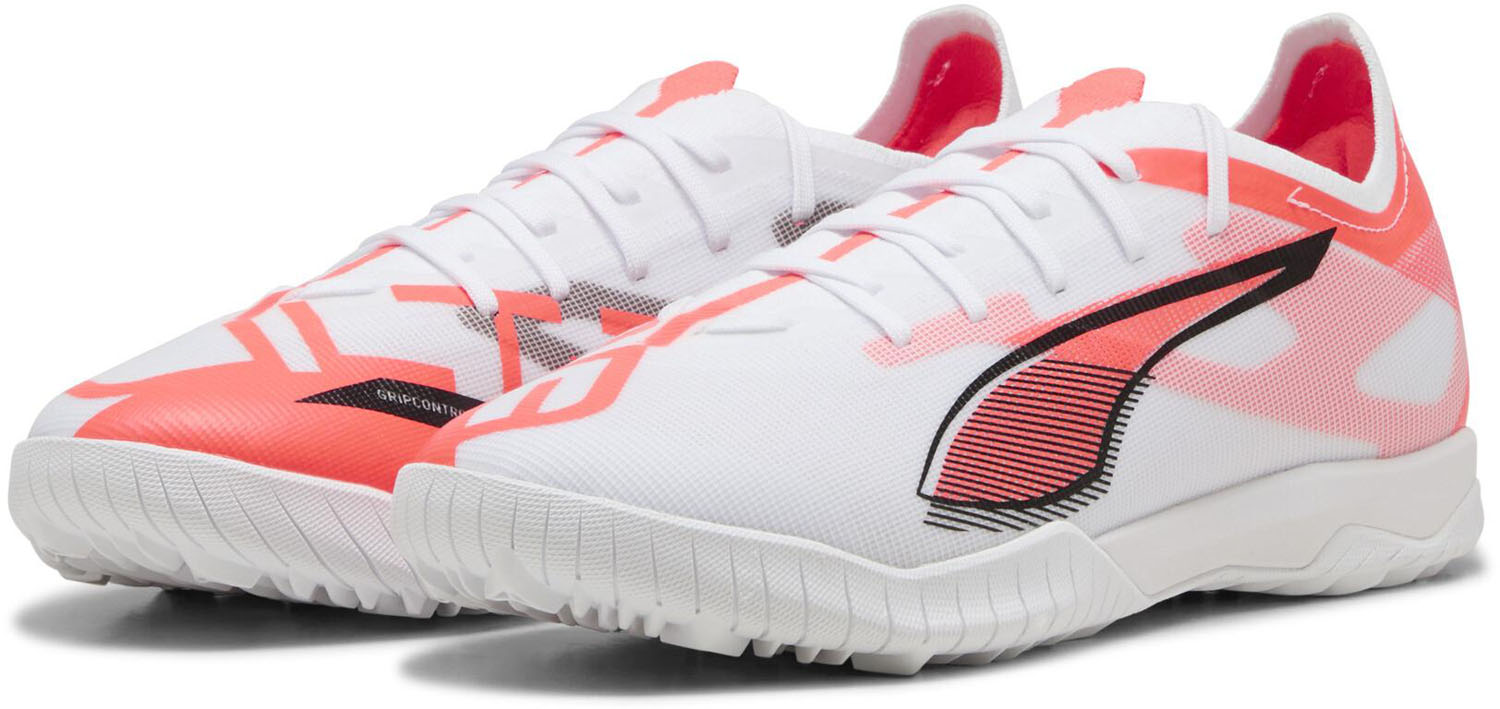 プーマ サッカートレーニングシューズ ウルトラ マッチ TT(ホワイト×レッド) PUMA プーマ ウルトラ マッチ TT(ホワイト×レッド) 107521 01