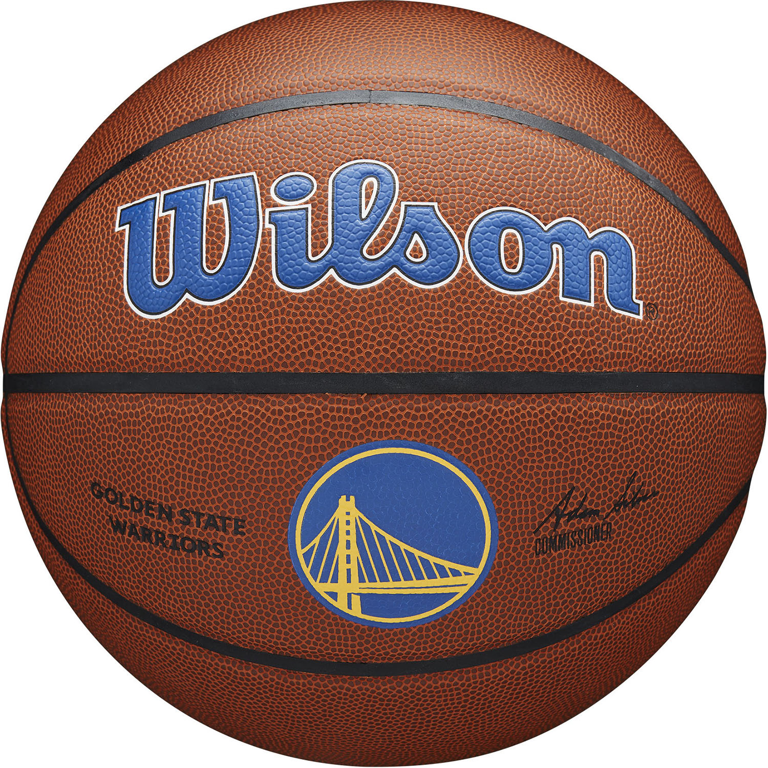 【4月18日まで 最大4％OFFクーポン＆P最大10倍】 ウイルソン Wilson バスケット NBA TEAM ALLIANCE バスケットボール GS・ウォリアーズ フープ ケイジャー 屋内 7号球 男子 中学生 高校生 大学生 一般 合成皮革 部活動 3100XBGOL