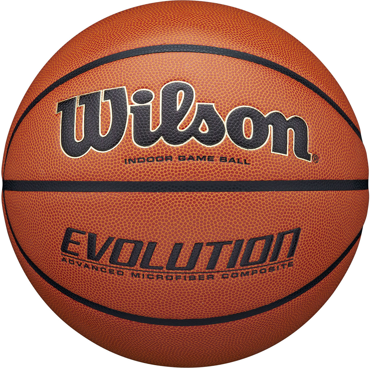 【4月18日まで 最大4％OFFクーポン＆P最大10倍】 ウイルソン Wilson バスケット EVOLUTION ゲームボール オレンジ/ブラック 5号球 フープ ケイジャー 屋内 体育館 小学生 児童 キッズ 子供 ミニバス NBA 合成皮革 クラブ WTB0576