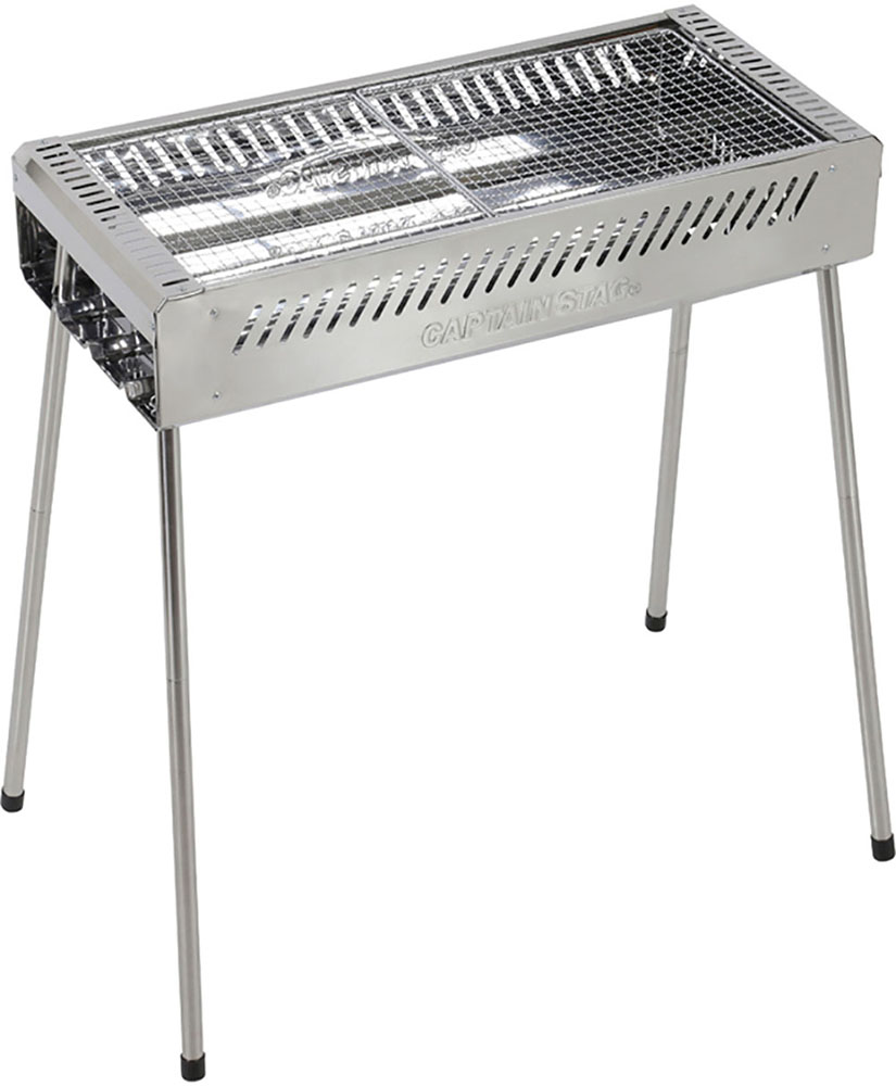 キャプテンスタッグ CAPTAIN STAG アウトドア BBQ ステンレスグリル 650 グリル コンロ BBQ バーベキューキャンプ きゃんぷ ステンレス 組み立て 簡単 UG0068