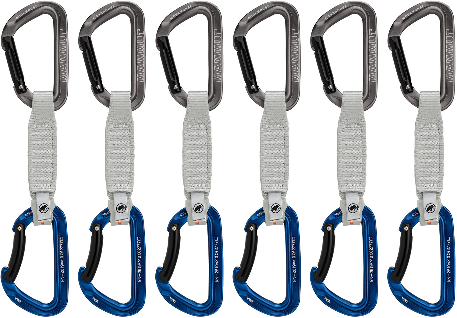 【4月20日 最大4％OFFクーポン＆P最大10倍】 マムート MAMMUT アウトドア WORKHORSEKEYLOCK12CM6-PACKQUICKDRAWS クイックドロー ギア カラビナ ウェビング ワークホース 2040-02571 204002571
