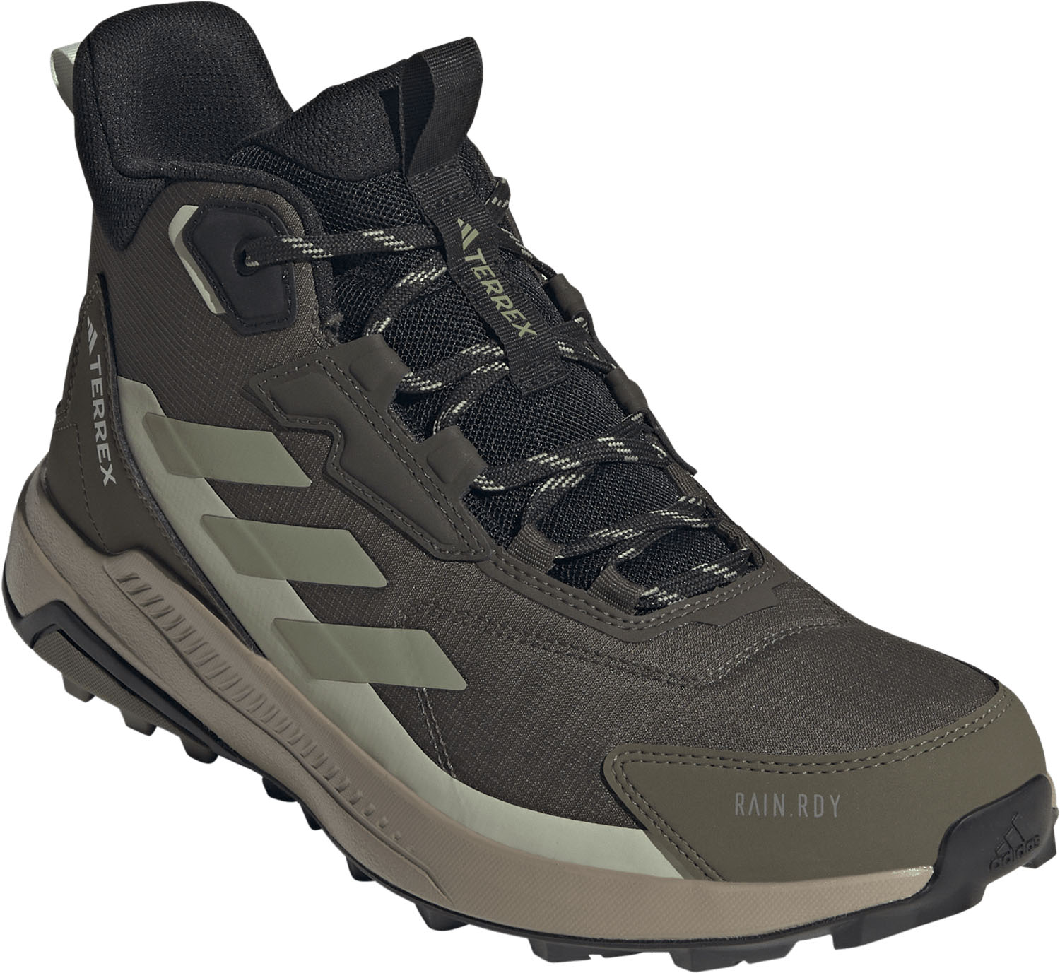 【4月14日20時から 最大4％OFFクーポン＆P最大10倍】 アディダス adidas アウトドア テレックス ANYLANDER ミッド RAIN.RDY ハイキング シューズ 靴 トレイル ミッドカット クッション 雨 雪 ドライ 耐久性 グリップ力 JR6594