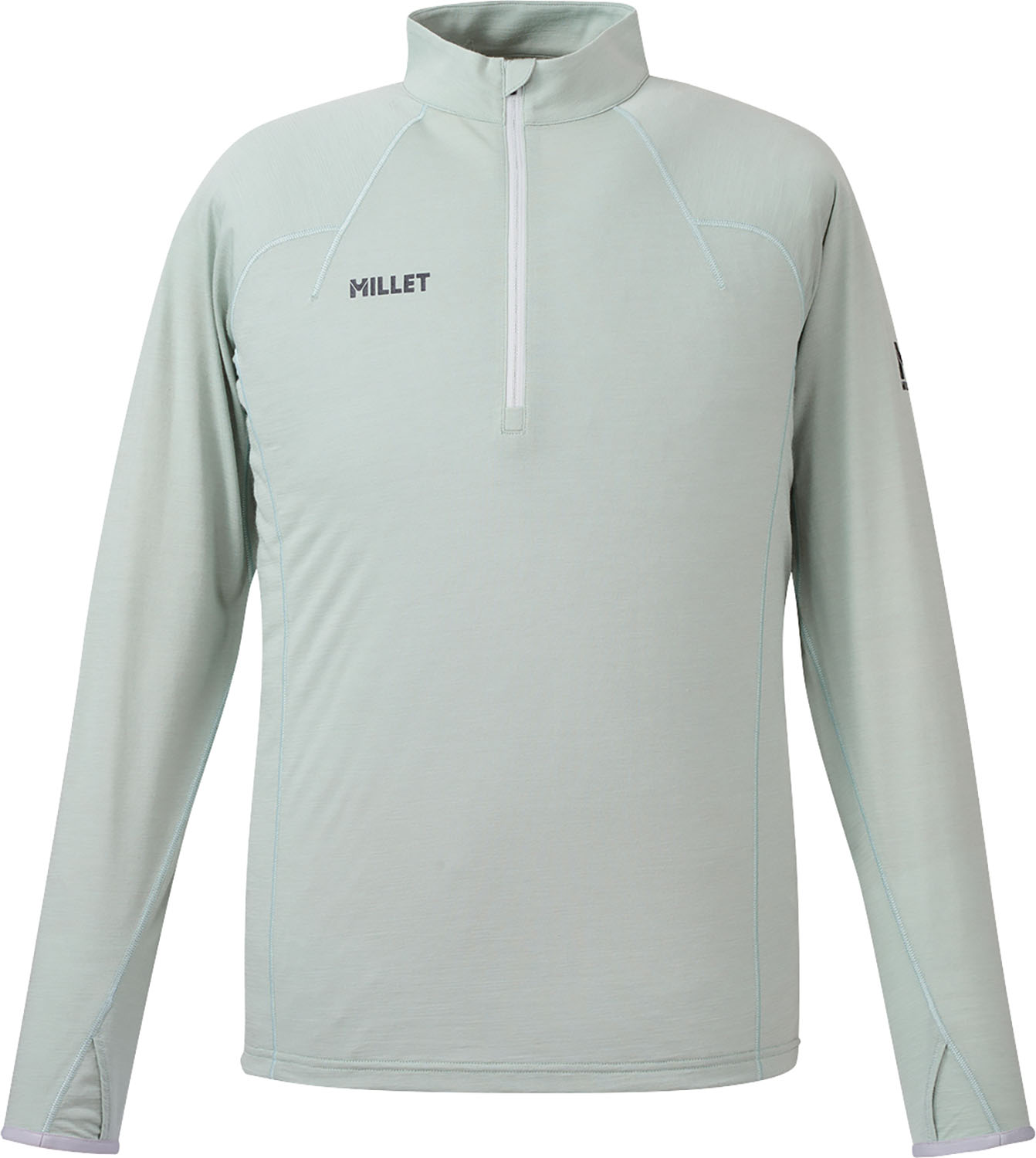 【7月26日2時まで 最大4%OFFクーポン&P最大10倍】 ミレー MILLET アウトドア UBIC WOOL ZIP LS M ベースレイヤー ロングスリーブ 長袖 トレッキング アルパインクライミング 速乾性 耐久性 メリノウール 保温 調湿 消臭 MIV03183|ゴトウスポーツ(SPG-SPORTS)